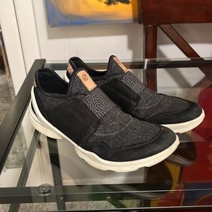 Ecco BIOM Street Slip-on Black Tennis Shoes, Size 39 (8-8.5)
